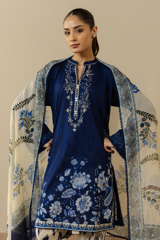 Zara Shahjahan | Coco Prints 26 | Cassia-10A by Zara Shahjahan - Designer Dress  - Type : Ladies Clothes - Available at Libayah - 100% Original 