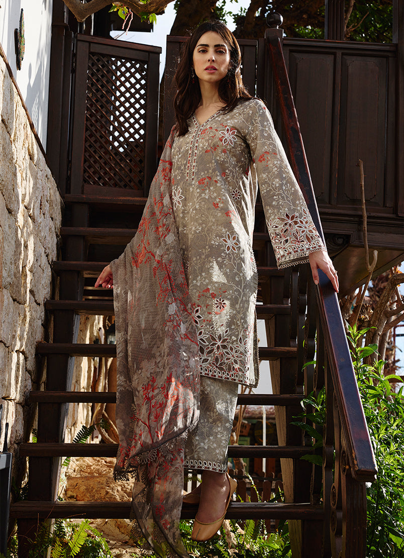 Image | Spring Printkari 25 | Anisa by Image - Designer Dress - Type: Ladies Clothes - Available at Libayah - 100% Original