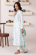 Cross Stitch | Daily Wear | MAJESTIC WHITE by Cross Stitch - Designer Dress - Type: Casuals - Available at Libayah - 100% Original