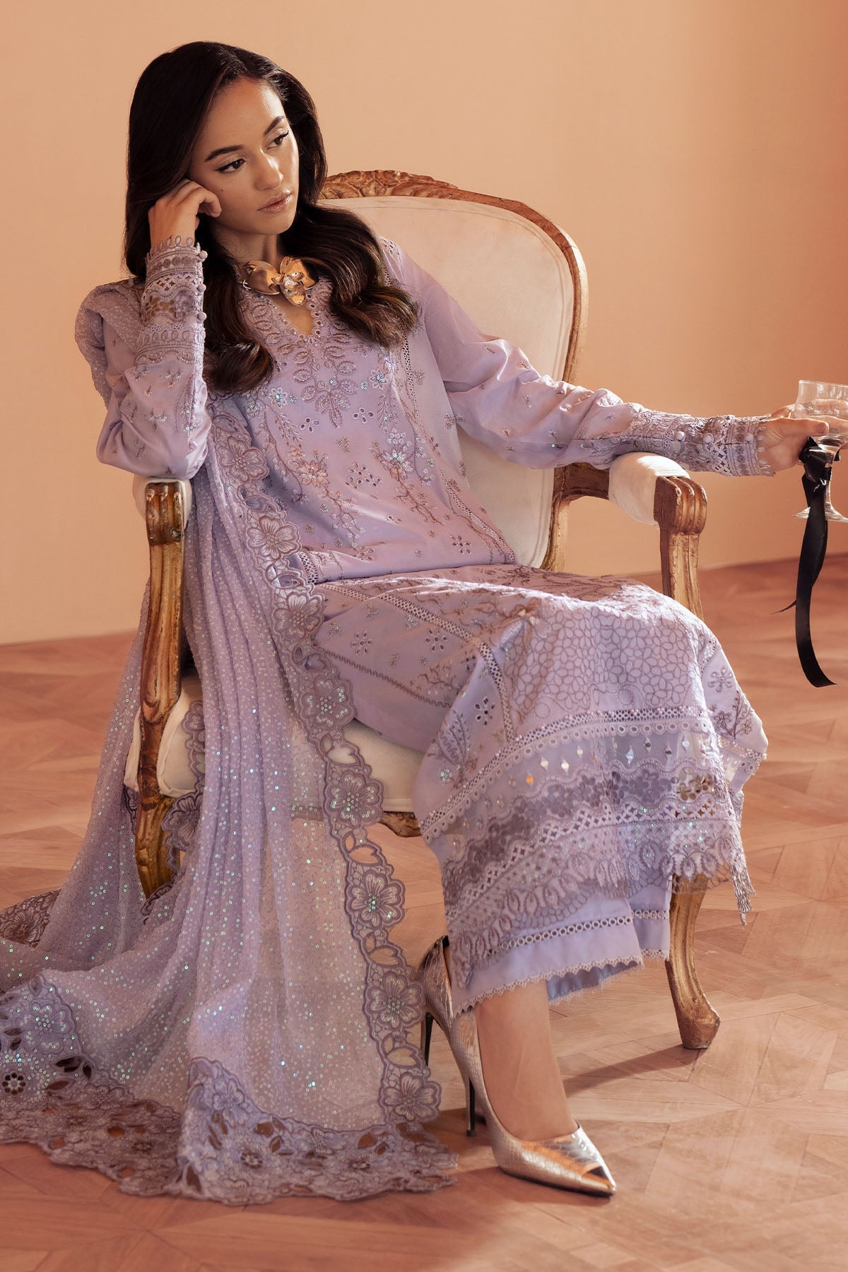 Nureh | Feya Eid Collection | FE-08 by Nureh - Designer Dress - Type: Ladies Clothes - Available at Libayah - 100% Original