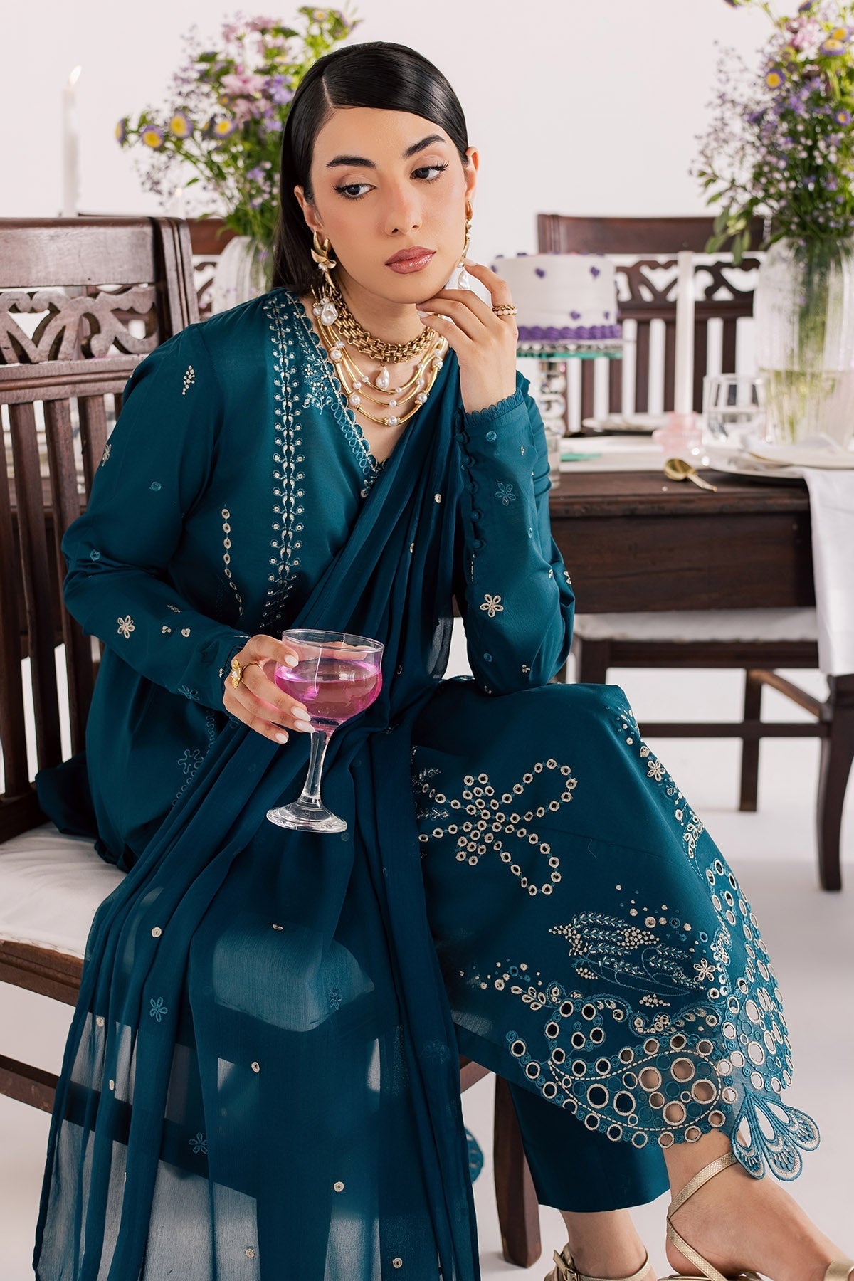 Nureh | Shades of Summer | NP-809 by Nureh - Designer Dress  - Type : Ladies Clothes - Available at Libayah - 100% Original 