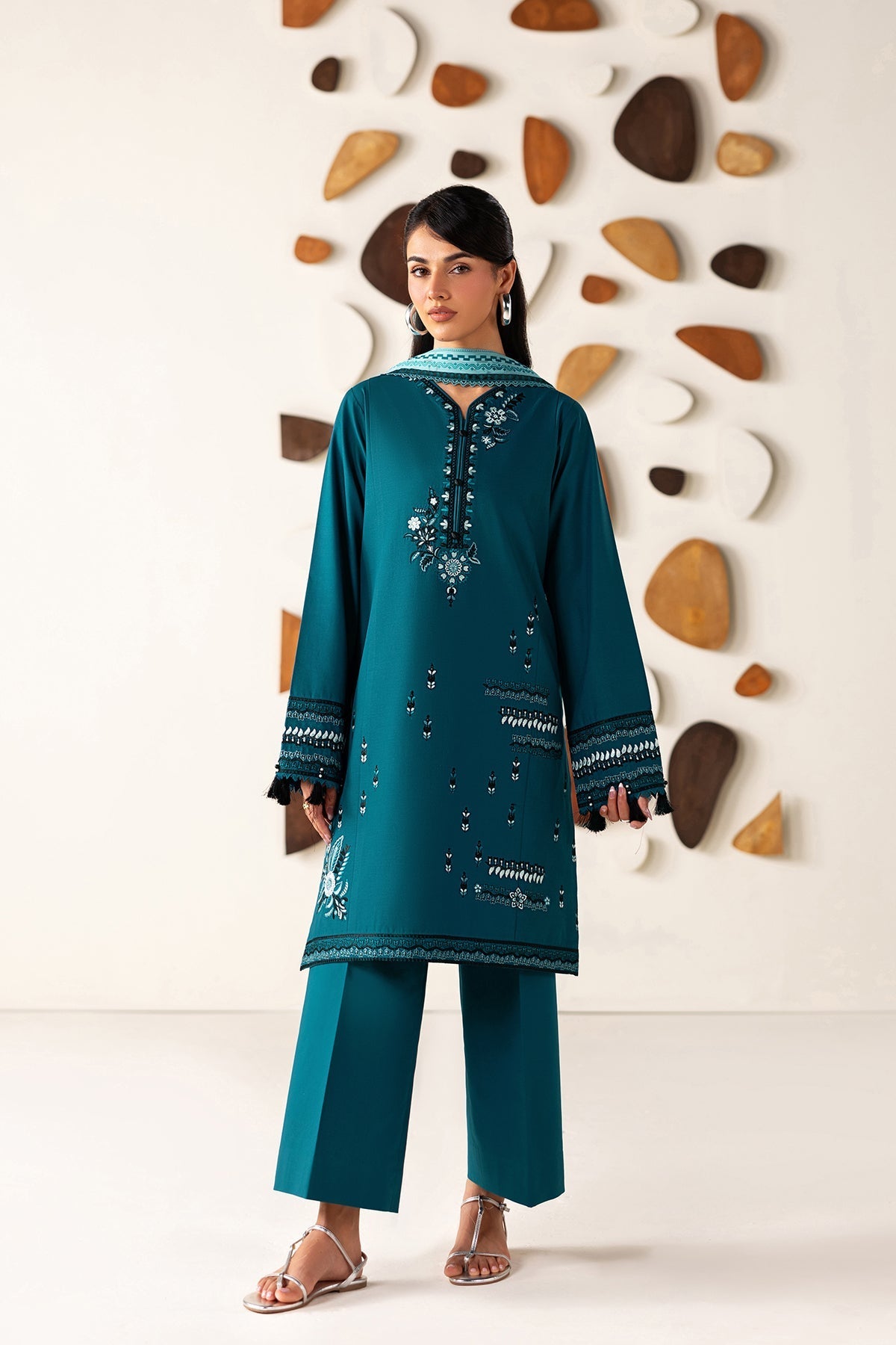 Farasha | Summer Melody 26 | Arctic Teal by Farasha - Designer Dress  - Type : Ladies Clothes - Available at Libayah - 100% Original 