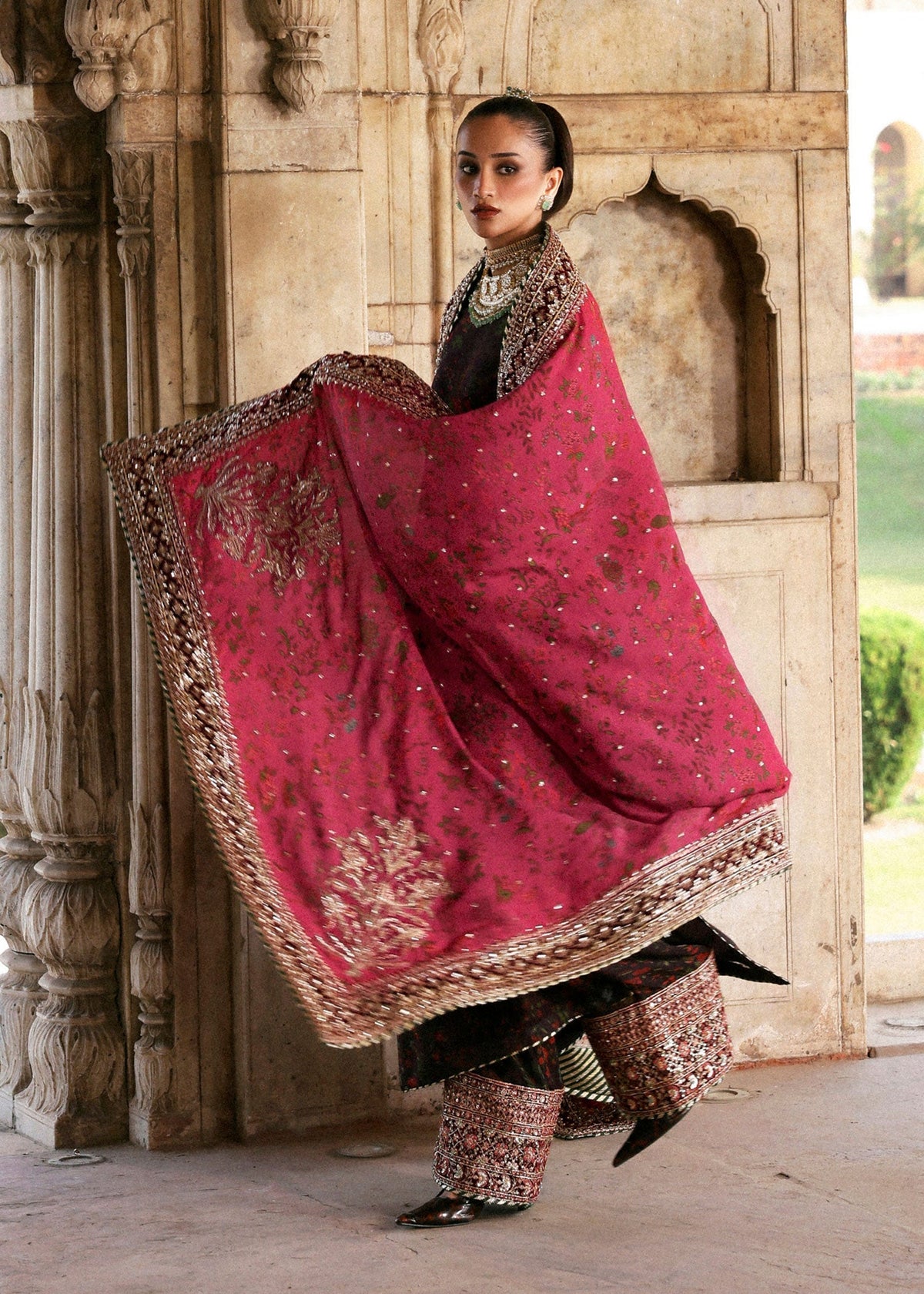 Hussain Rehar | Luxury Pret AW 25 | Aubressa by Hussain Rehar - Designer Dress  - Type : Ladies Clothes - Available at Libayah - 100% Original 