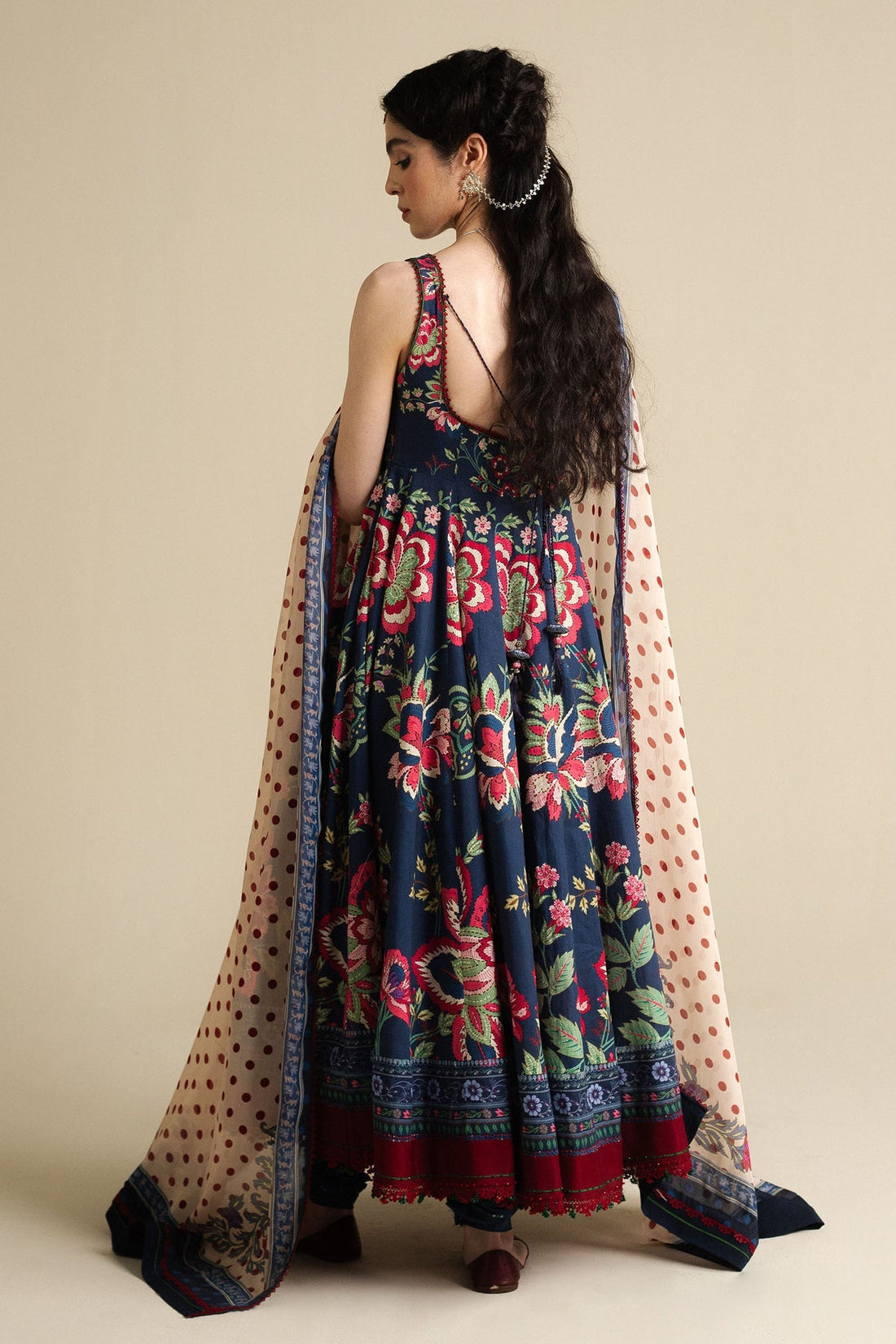 Zara Shahjahan | Anarkali 25 | Neelofur-D4 by Zara Shahjahan - Designer Dress  - Type : Ladies Clothes - Available at Libayah - 100% Original 