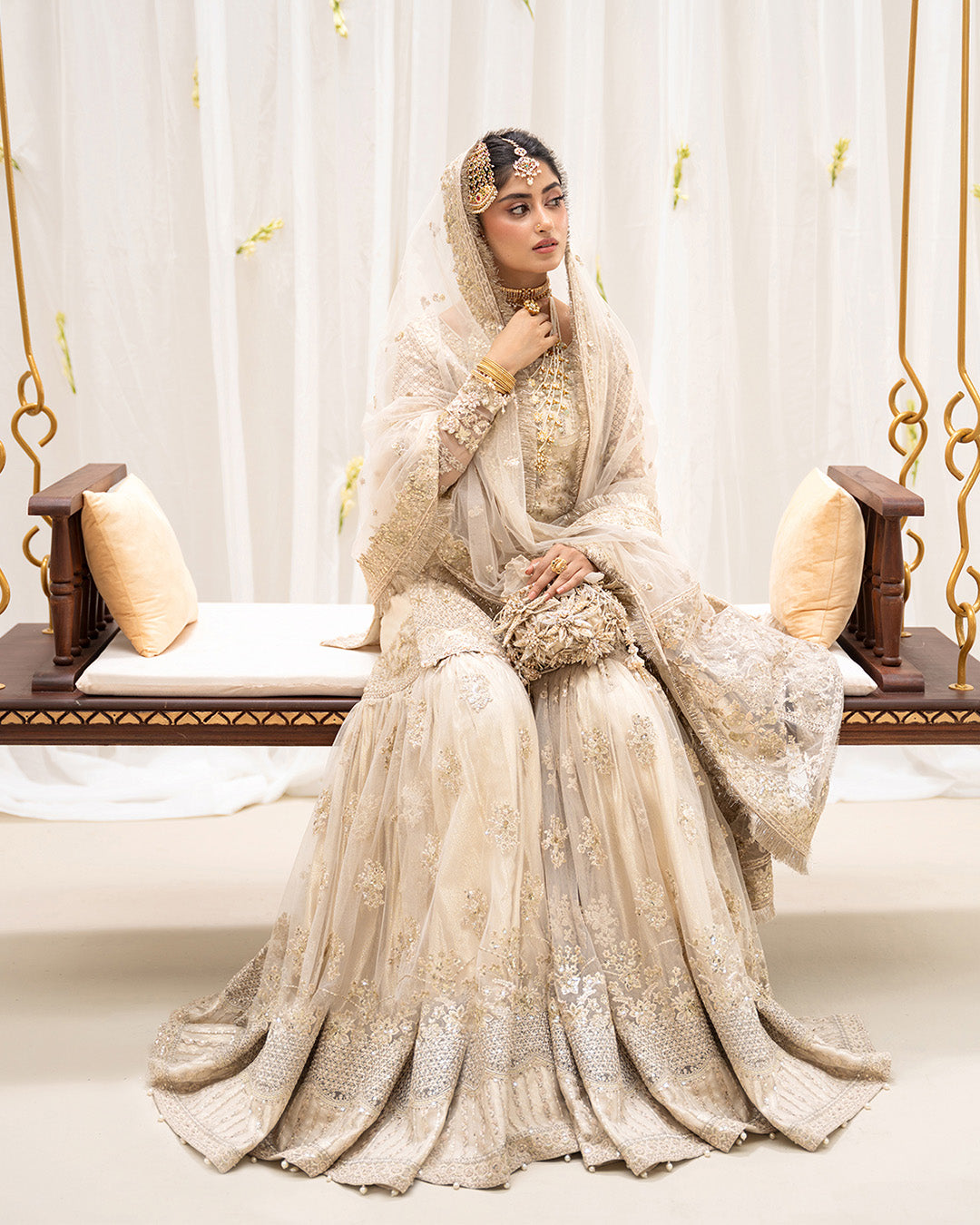 Faiza Saqlain | Rua Wedding Formals | Safak by Faiza Saqlain - Designer Dress  - Type : Ladies Clothes - Available at Libayah - 100% Original 