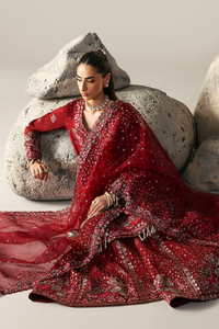 Emaan Adeel | Serein Luxe Silk | SERENITY BLOOM by Emaan Adeel - Designer Dress  - Type : Ladies Clothes - Available at Libayah - 100% Original 