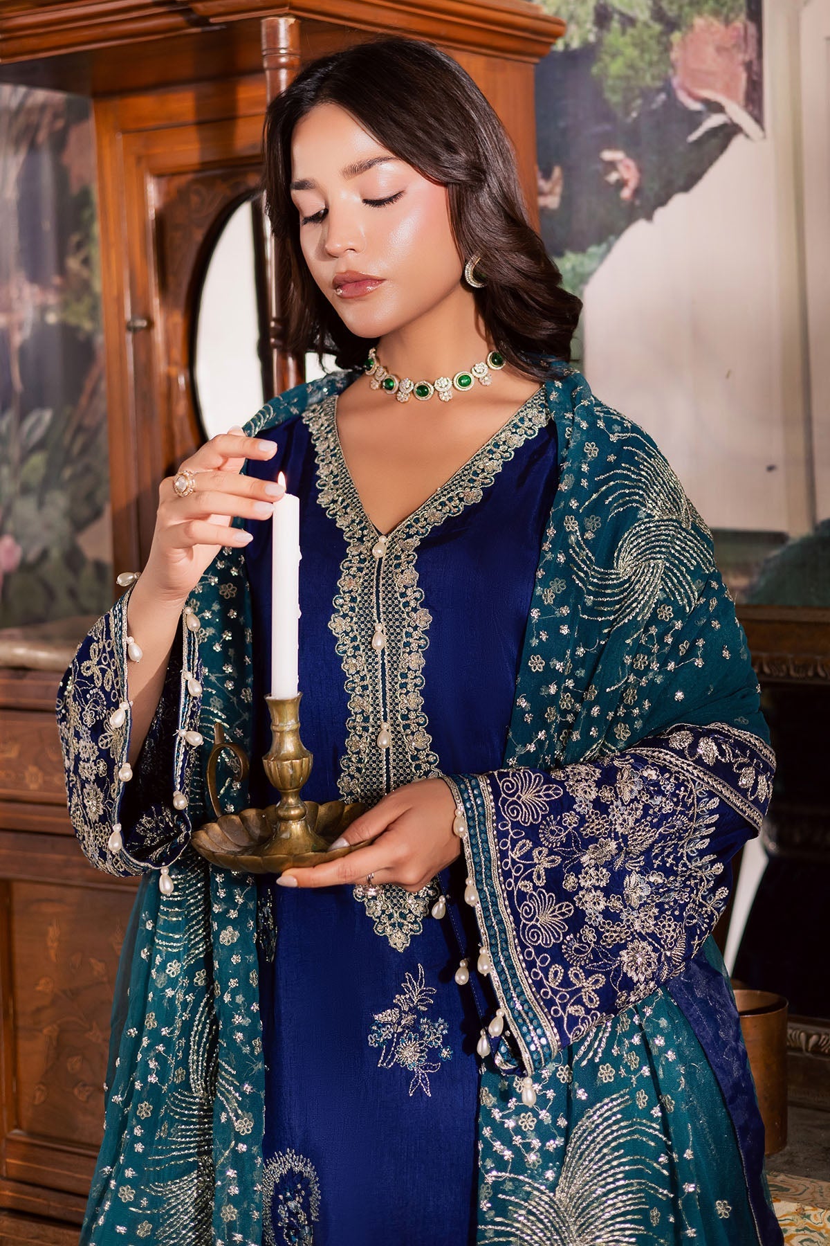 Nureh | Nur Mahal | NE-192 by Nureh - Designer Dress - Type : Ladies Clothes - Available at Libayah - 100% Original 