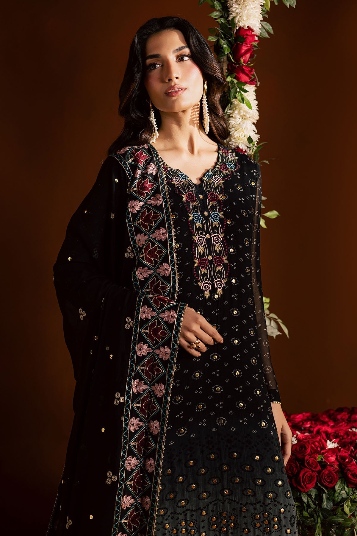 Nureh | Mukeshkari Formals | MK-24 - Designer Dress - Type : Ladies Clothes - Available at Libayah - 100% Original