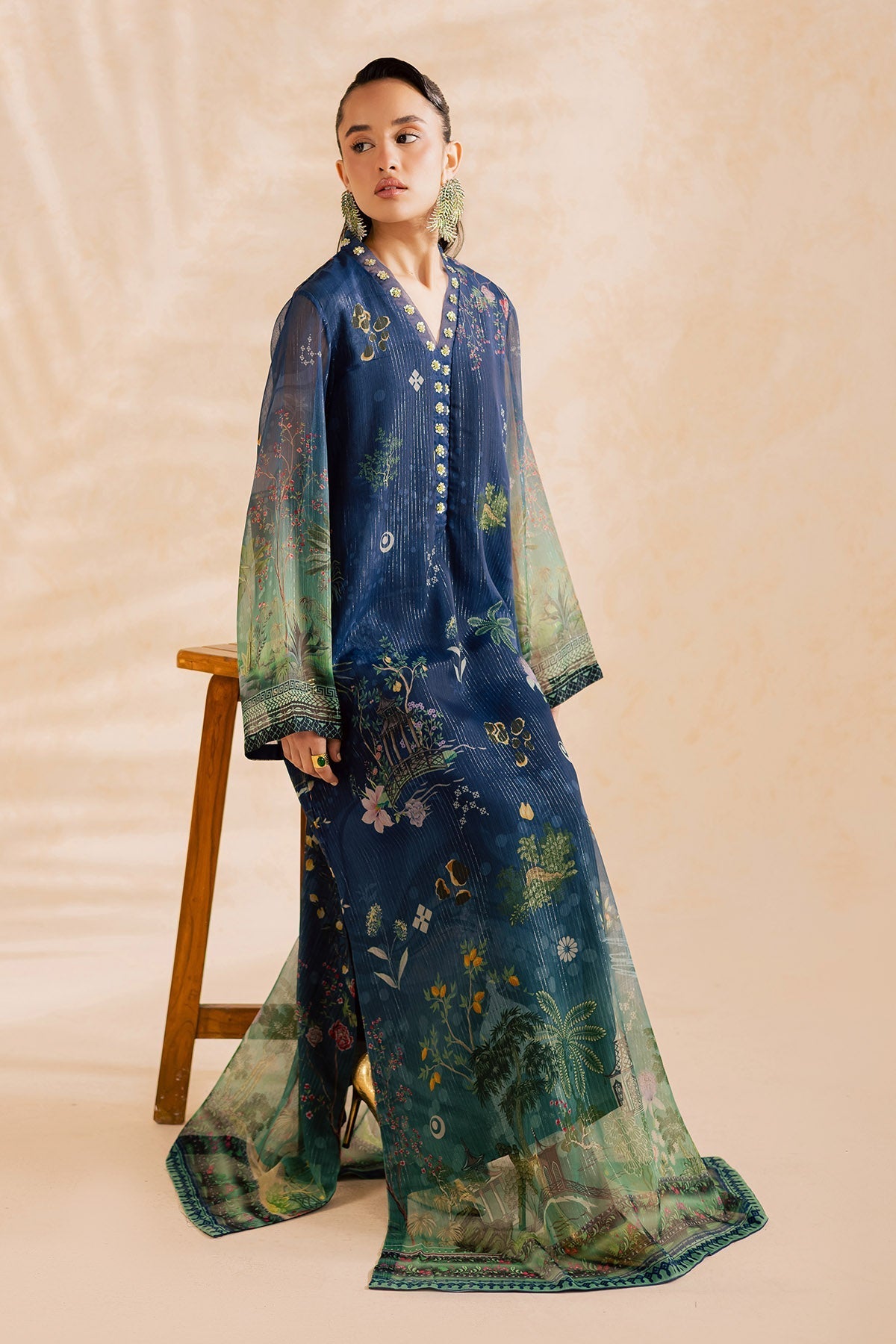 Nureh | Shades of Summer | NP-739 by Nureh - Designer Dress  - Type : Ladies Clothes - Available at Libayah - 100% Original 