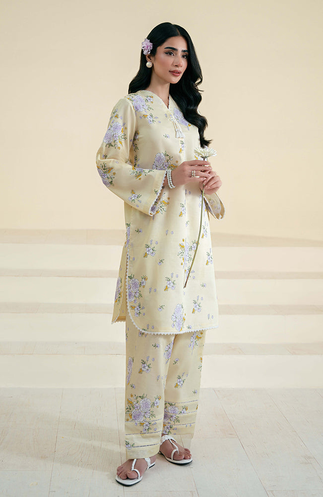 Seran | Daffodils Lawn 24 | Albie by Seran - Designer Dress - Type: Ladies Clothes - Available at Libayah - 100% Original