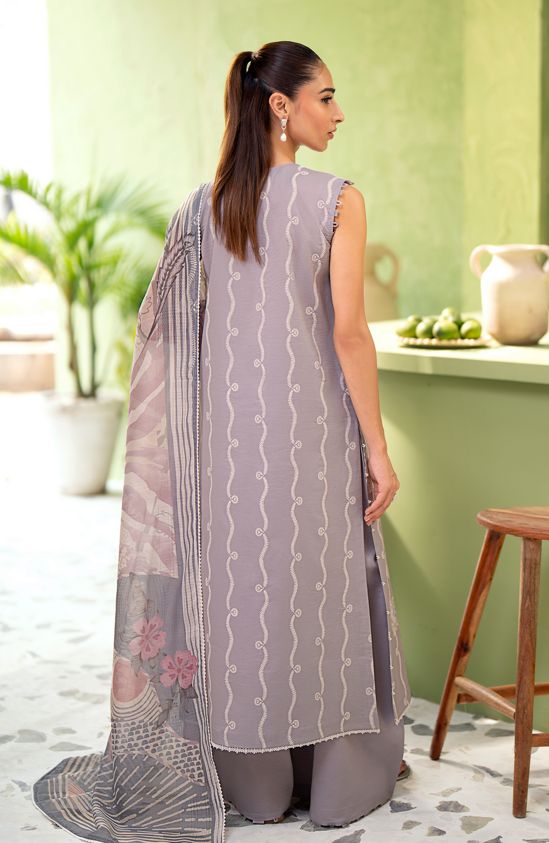 Seran | Artisan Lawn 25 | GRIS by Seran - Designer Dress - Type: Ladies Clothes - Available at Libayah - 100% Original