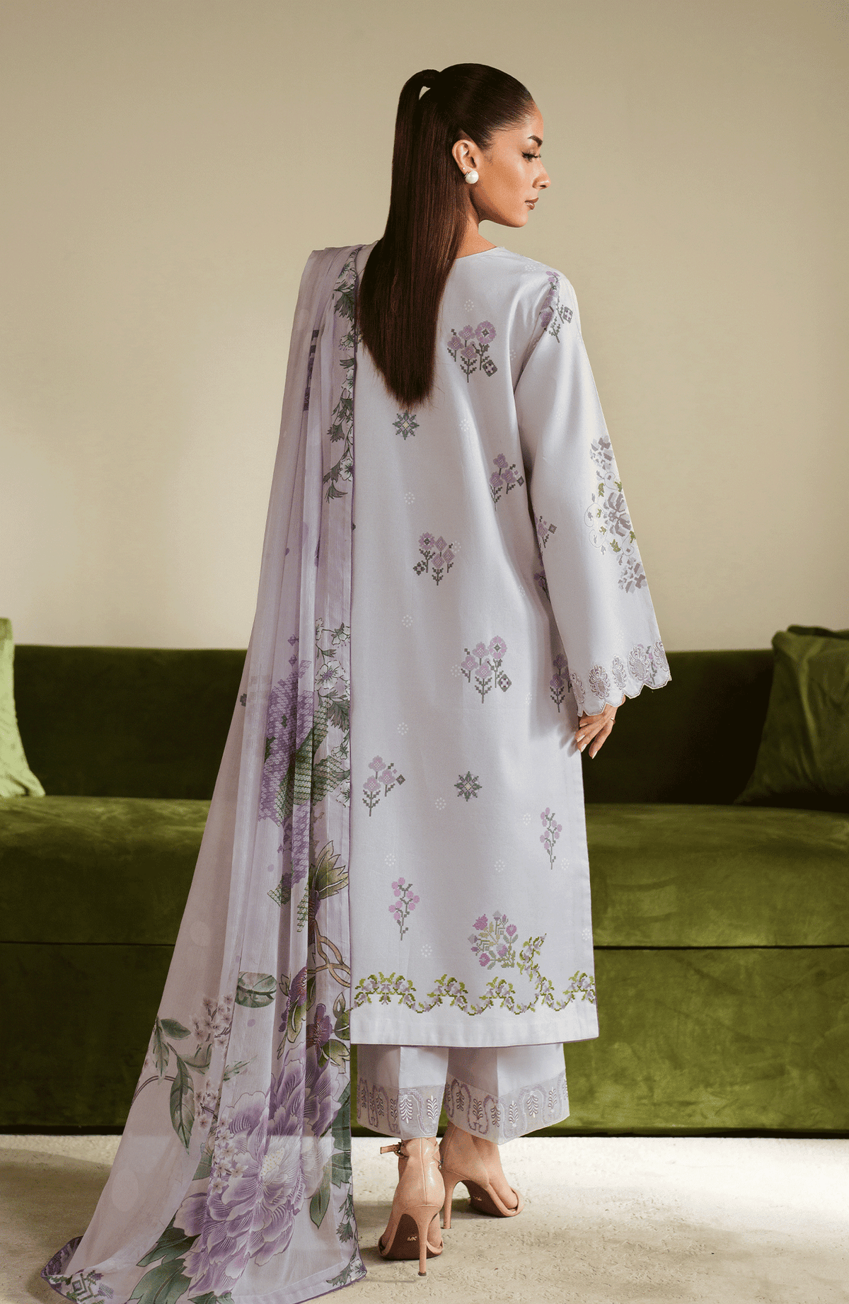 Seran | Ilara Cambric | LAVARA by Seran - Designer Dress  - Type : Ladies Clothes - Available at Libayah - 100% Original 