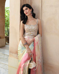 Faiza Saqlain | Averia Bridals | Kalara by Faiza Saqlain - Designer Dress  - Type : Ladies Clothes - Available at Libayah - 100% Original 