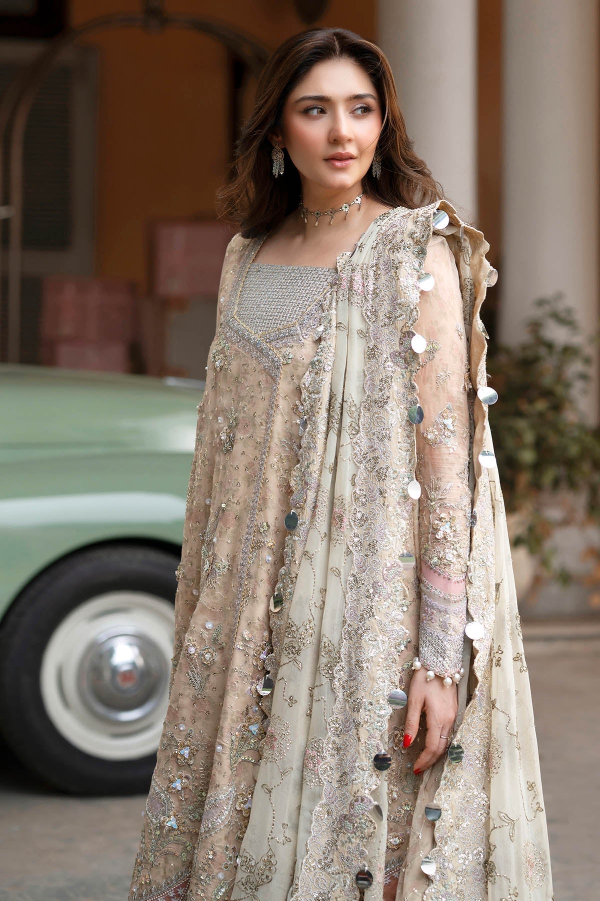 Nureh | Jhoomro Formals |NL-96 Izel by Nureh - Designer Dress  - Type : Ladies Clothes - Available at Libayah - 100% Original 