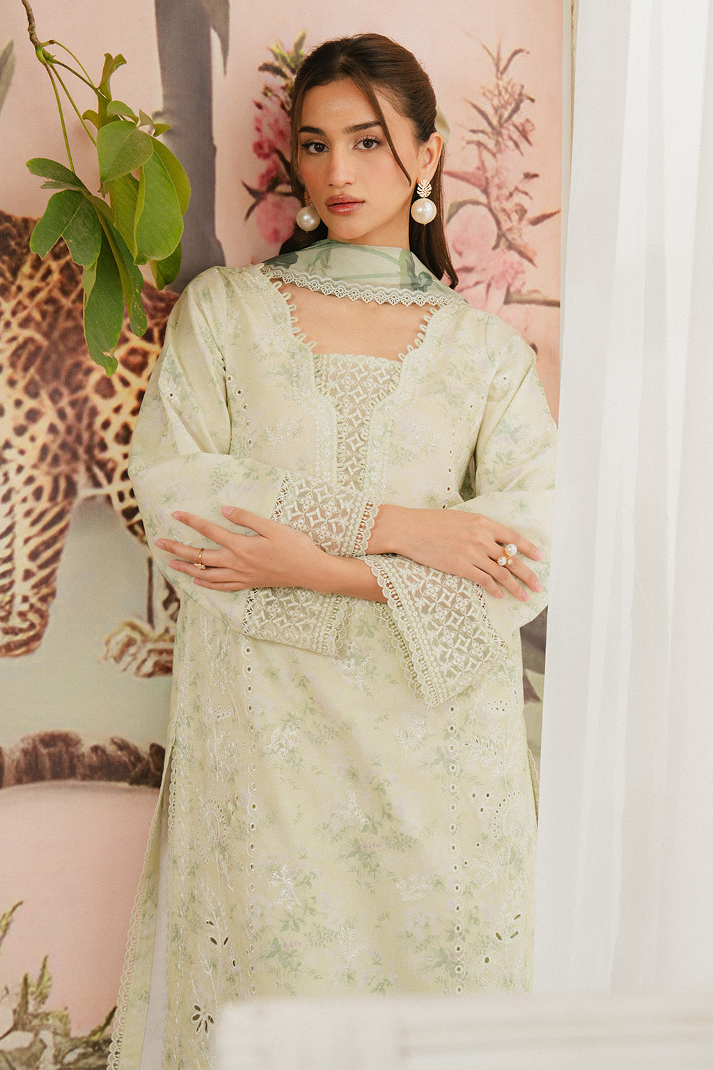 Ayzel | Armelia Printed Lawn 25 | Mirelia by Ayzel - Designer Dress - Type: Ladies Clothes - Available at Libayah - 100% Original