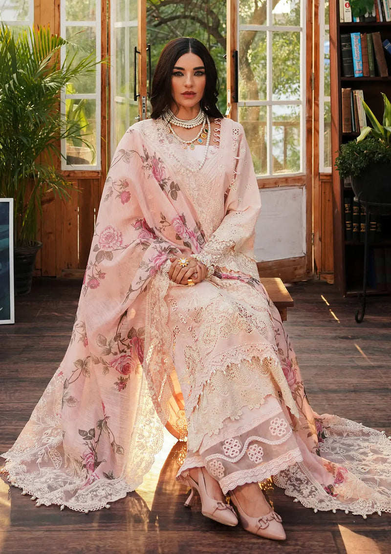 Kahf Premium | Luxury Lawn 24 | KLE-05B Coralyn by Kahf Premium - Designer Dress - Type: Ladies Clothes - Available at Libayah - 100% Original
