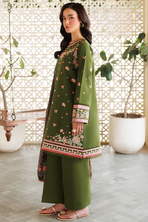 Farasha | Summer Weaves Embroidered Lawn | Olivine Dreams by Farasha - Designer Dress - Type: Ladies Clothes - Available at Libayah - 100% Original