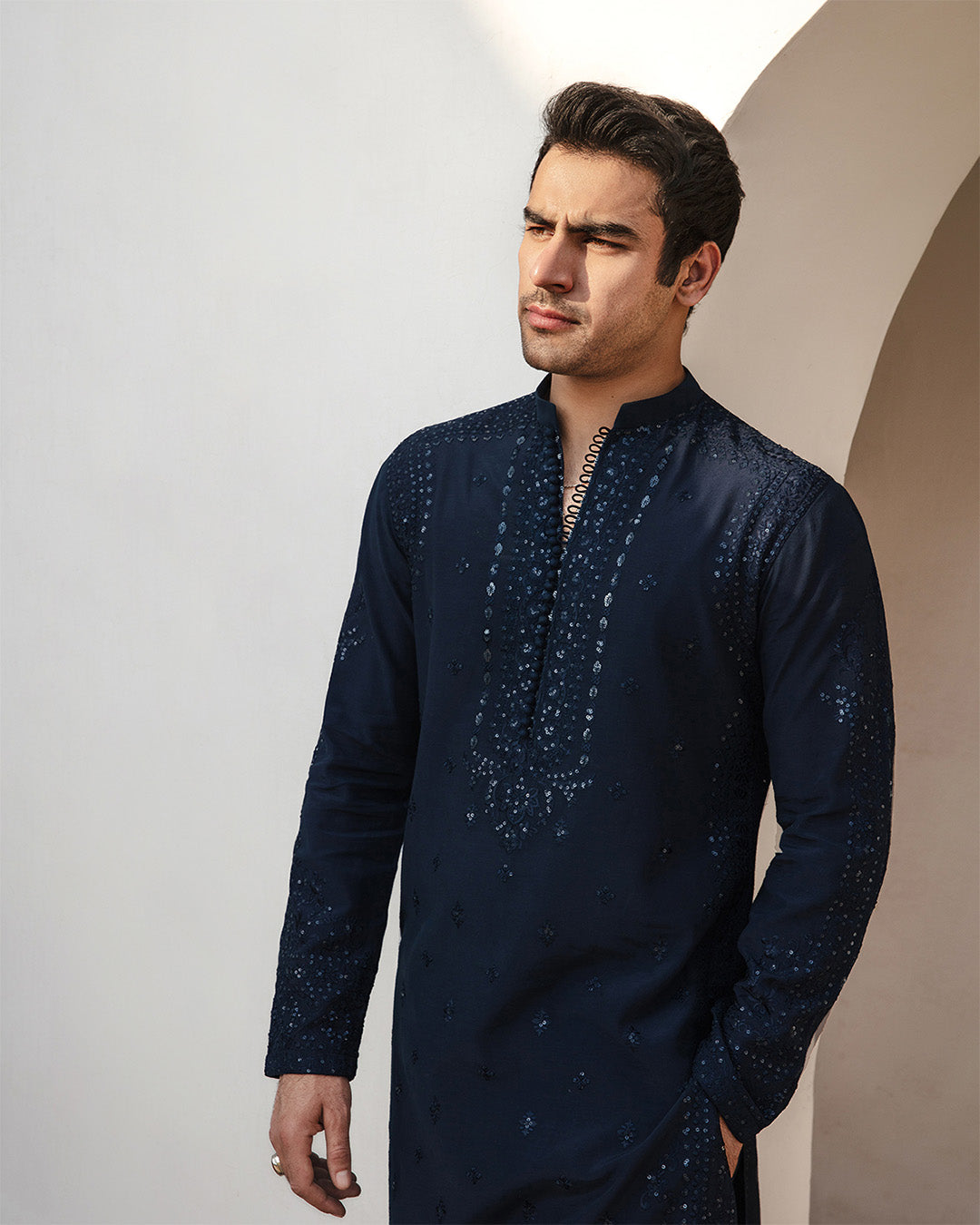 Pakisatni Menswear | Faiza Saqlain | Amoz by Faiza Saqlain - Designer Dress - Type: MensWear - Available at Libayah - 100% Original