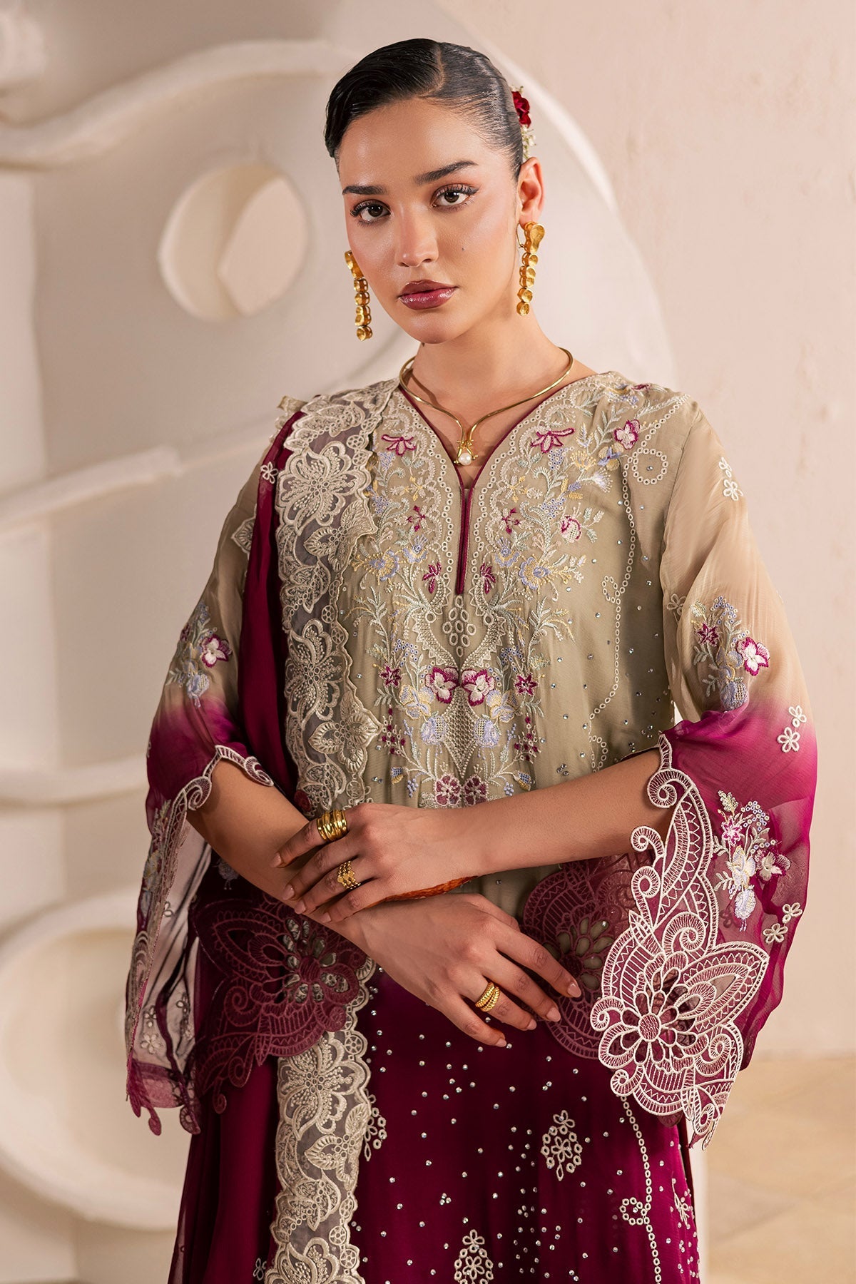 Nureh | Fancy Formal 26 | NP-775 by Nureh - Designer Dress  - Type : Ladies Clothes - Available at Libayah - 100% Original 
