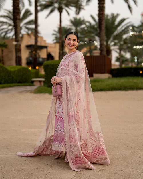 Faiza Saqlain | AYA - Unstitched Luxury Lawn '26 | Lamija by Faiza Saqlain - Designer Dress  - Type : Ladies Clothes - Available at Libayah - 100% Original 