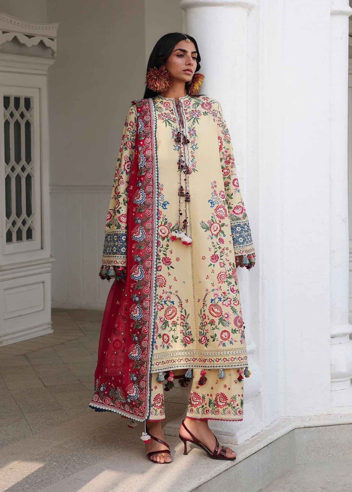 Hussain Rehar | Kalabagh Luxury Lawn 26 | Zubdah by Hussain Rehar - Designer Dress  - Type : Ladies Clothes - Available at Libayah - 100% Original 