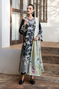 Aabyaan | Shezlin Chikankari 26 | LAREEN (AZ-02) by Aabyaan - Designer Dress - Type : Luxury Dress - Available at Libayah - 100% Original