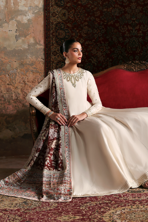 Emaan Adeel | Afsana e Silk | LALEH by Emaan Adeel - Designer Dress - Type : Ladies Clothes - Available at Libayah - 100% Original 
