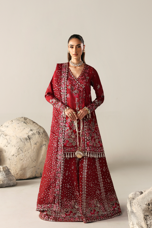 Emaan Adeel | Serein Luxe Silk | SERENITY BLOOM by Emaan Adeel - Designer Dress  - Type : Ladies Clothes - Available at Libayah - 100% Original 
