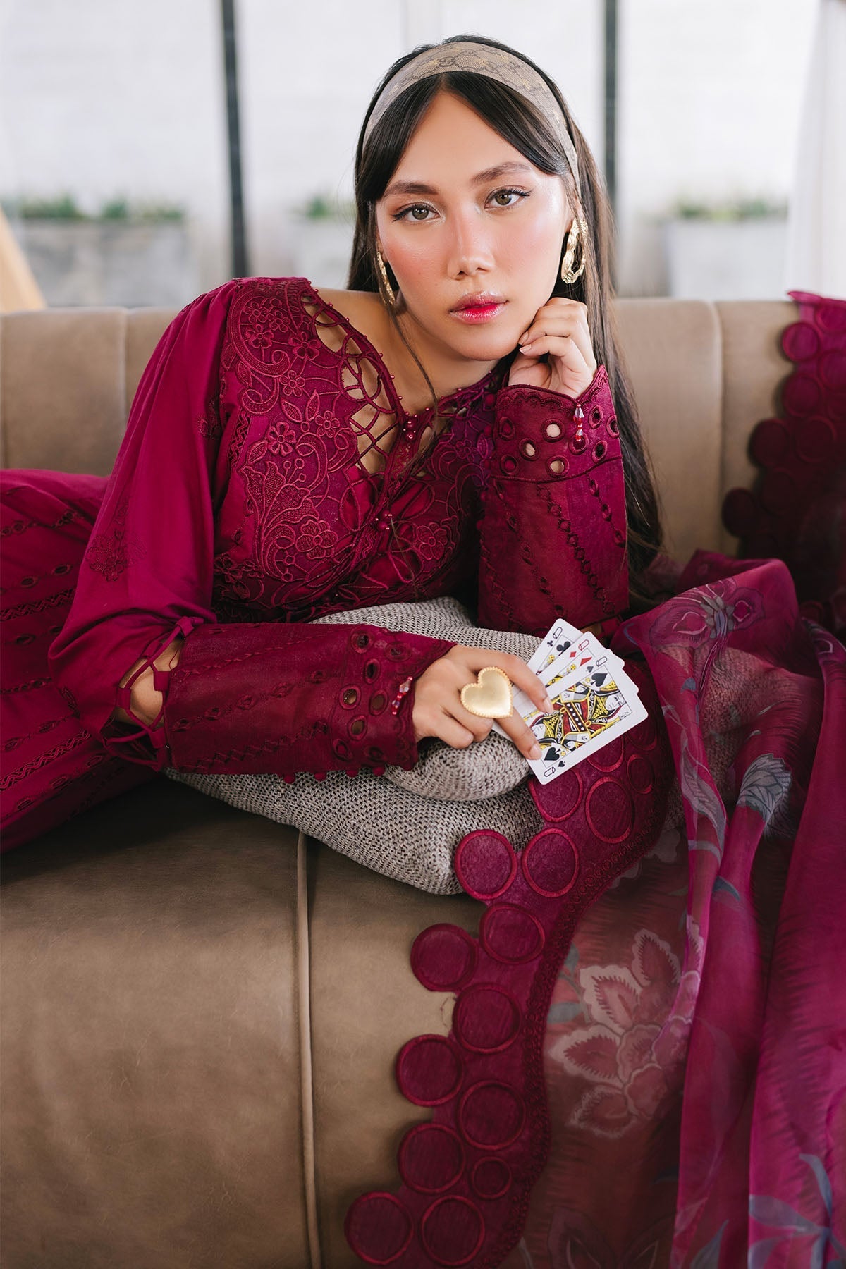 Nureh | Eid Escape Lawn | LEENA NE-89 by Nureh - Designer Dress - Type: Ladies Clothes - Available at Libayah - 100% Original