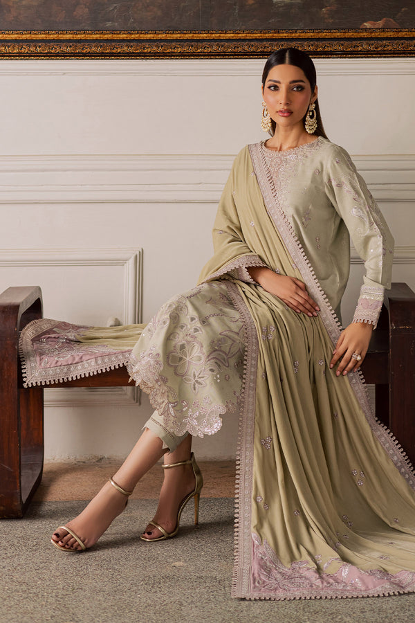Nureh | Exclusive Leather Peach | NE-203 by Nureh - Designer Dress  - Type : Ladies Clothes - Available at Libayah - 100% Original 