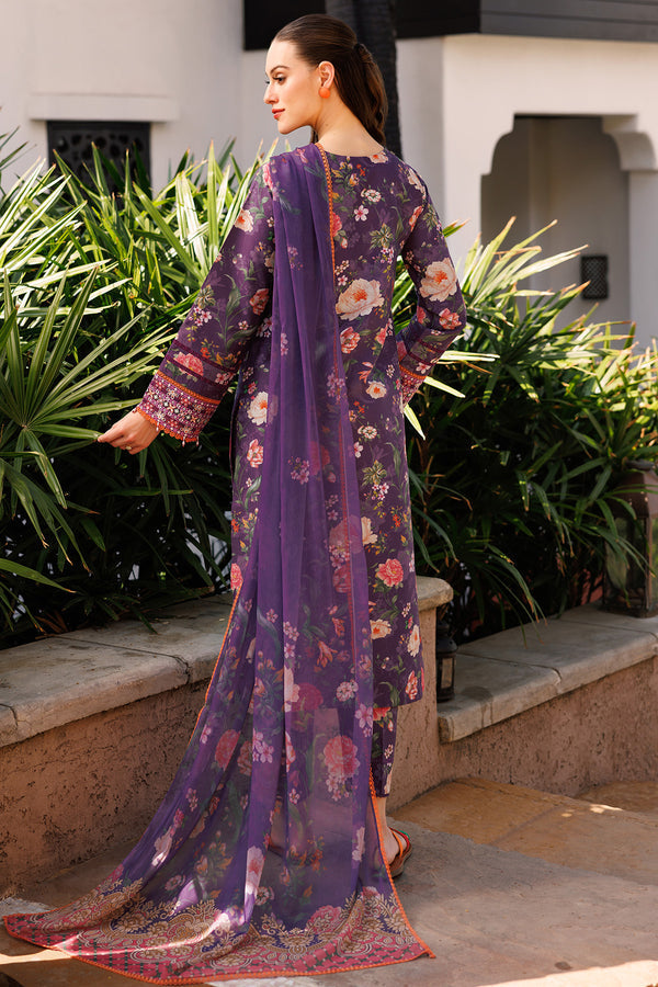 Farasha | Printed Essentials | Majestic Purple by Farasha - Designer Dress - Type: Ladies Clothes - Available at Libayah - 100% Original
