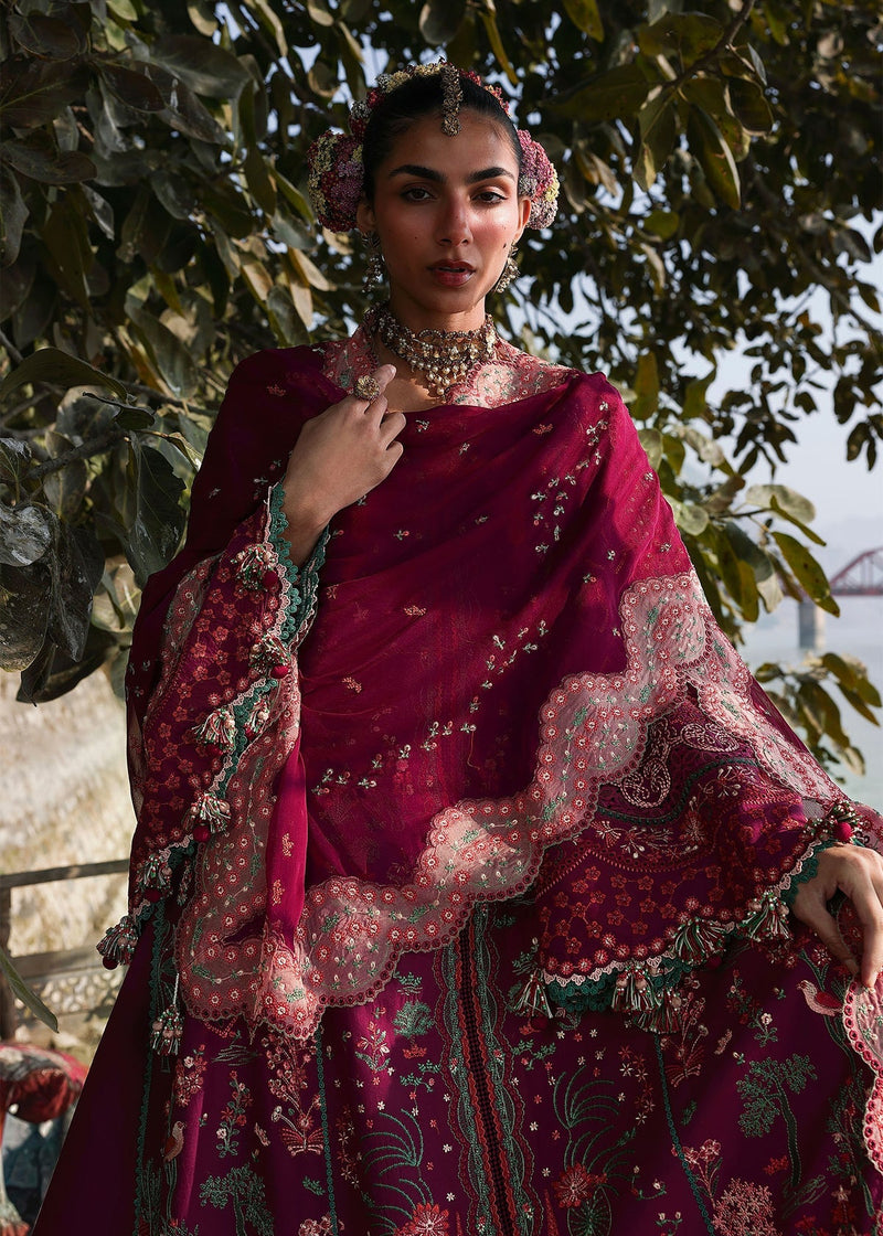 Hussain Rehar | Kalabagh Luxury Lawn 26 | Anjas by Hussain Rehar - Designer Dress  - Type : Ladies Clothes - Available at Libayah - 100% Original 