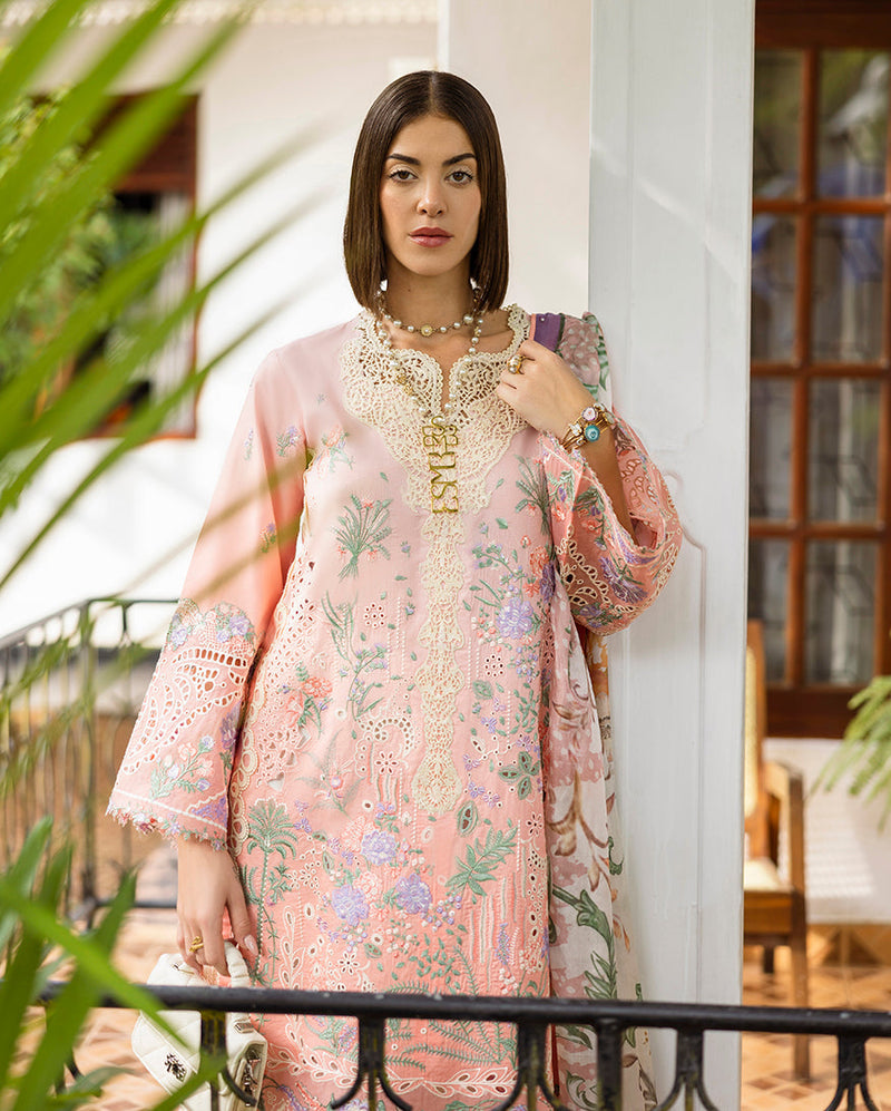 Esmel | Mon Tresor Luxe Lawn 26 | Coup De Foudre by Esmel - Designer Dress - Type : Luxury Dress - Available at Libayah - 100% Original