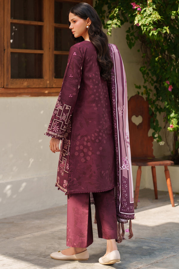 Farasha | Meline Premium Viscose 25 | Mauve Cream by Farasha - Designer Dress  - Type : Ladies Clothes - Available at Libayah - 100% Original 