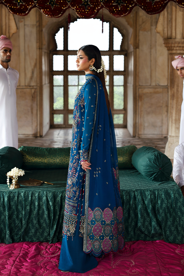 Emaan Adeel | Romansiyyah Luxury Formals | ZARQ by Emaan Adeel - Designer Dress  - Type : Ladies Clothes - Available at Libayah - 100% Original 