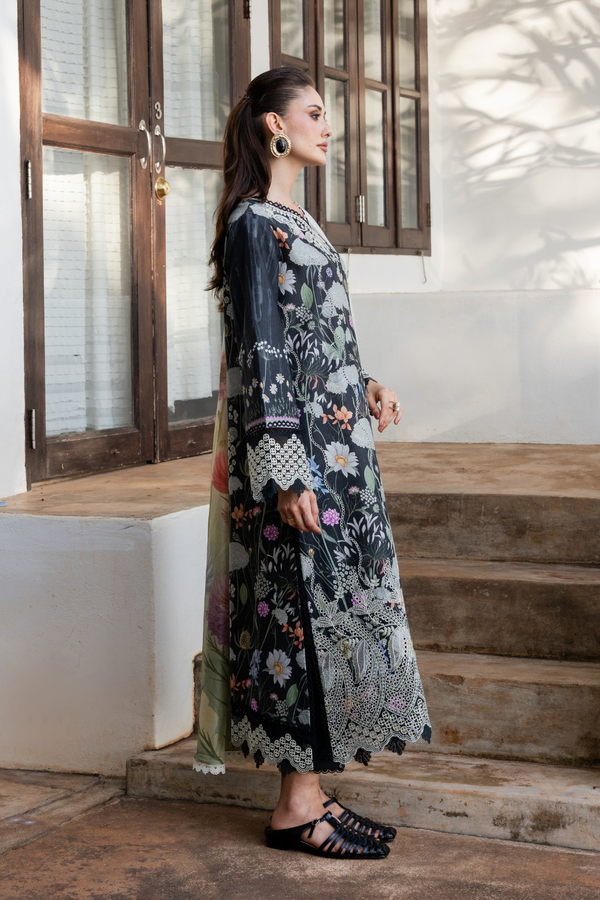 Aabyaan | Shezlin Chikankari 26 | LAREEN (AZ-02) by Aabyaan - Designer Dress - Type : Luxury Dress - Available at Libayah - 100% Original