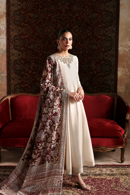 Emaan Adeel | Afsana e Silk | LALEH by Emaan Adeel - Designer Dress - Type : Ladies Clothes - Available at Libayah - 100% Original 