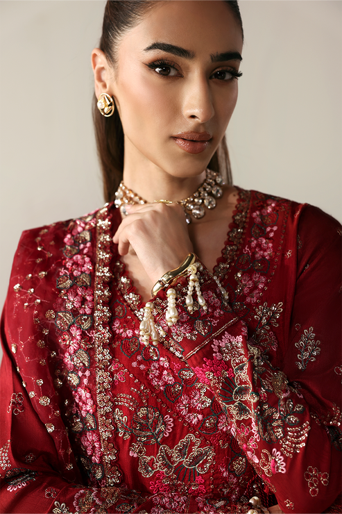 Emaan Adeel | Serein Luxe Silk | SERENITY BLOOM by Emaan Adeel - Designer Dress  - Type : Ladies Clothes - Available at Libayah - 100% Original 