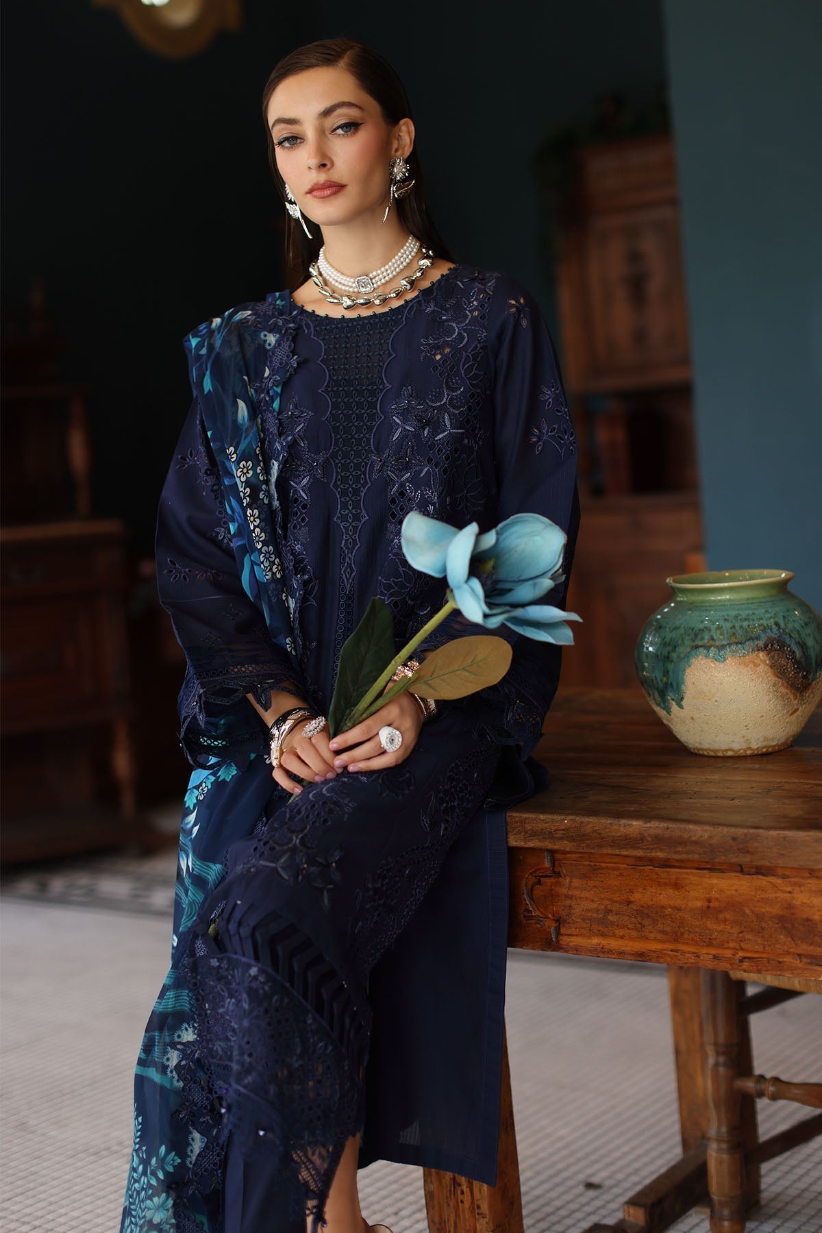 Nureh | Maya Lawn | NS-158 by Nureh - Designer Dress - Type: Ladies Clothes - Available at Libayah - 100% Original