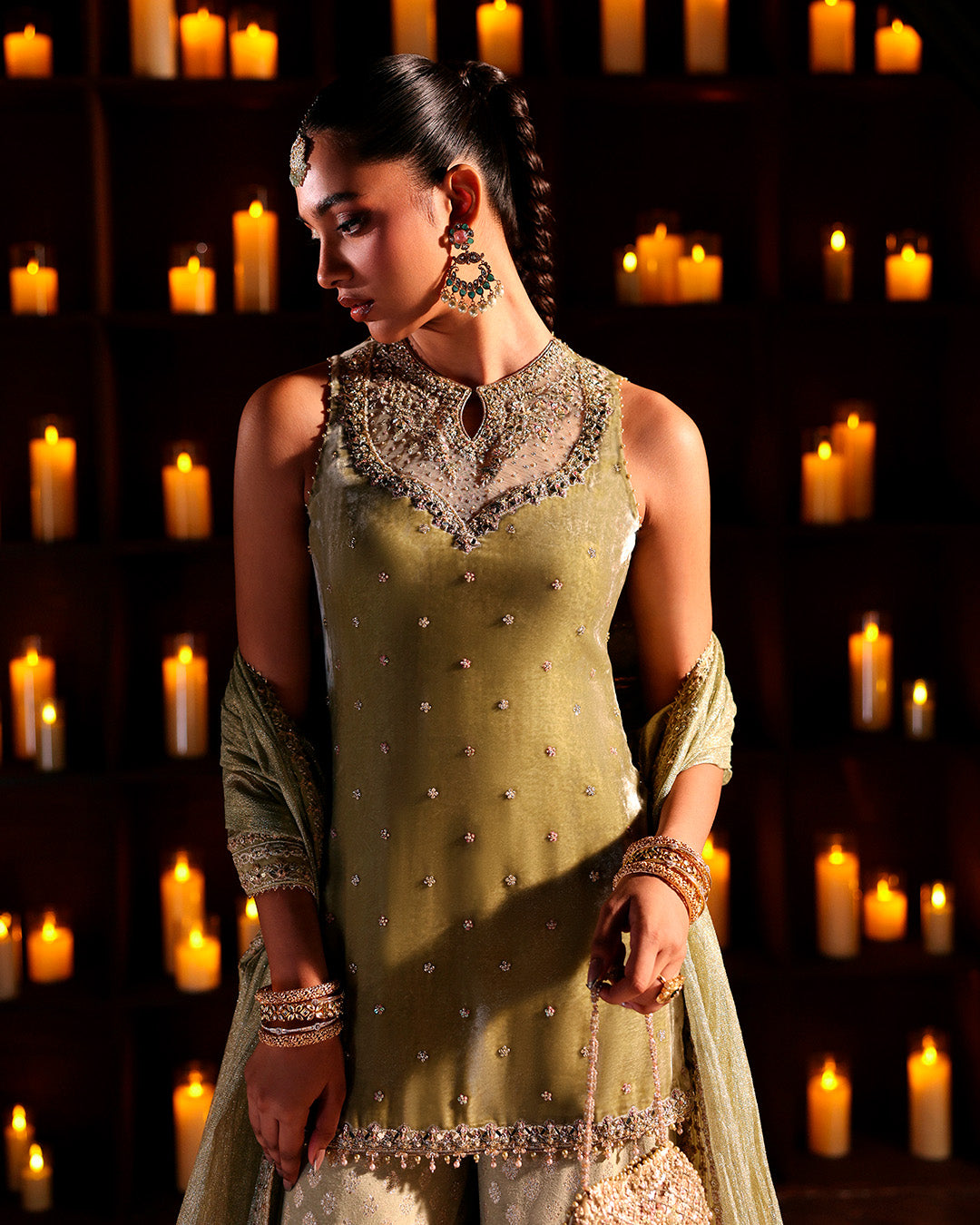 Faiza Saqlain | Zaeva Wedding Formals | Zerra by Faiza Saqlain - Designer Dress  - Type : Ladies Clothes - Available at Libayah - 100% Original 