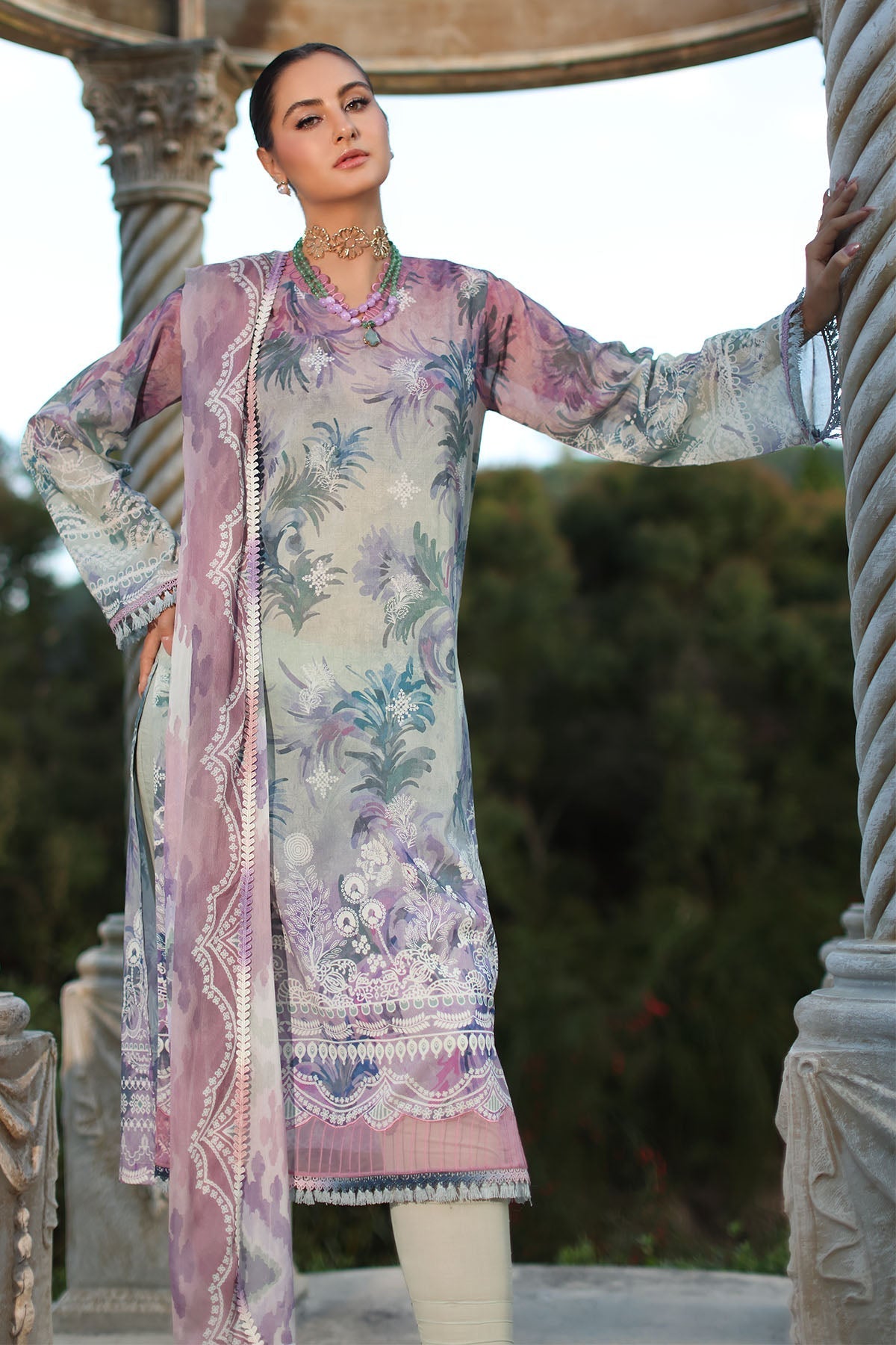 Nureh | Signature Prints 26 | SP-199 by Nureh - Designer Dress  - Type : Ladies Clothes - Available at Libayah - 100% Original 