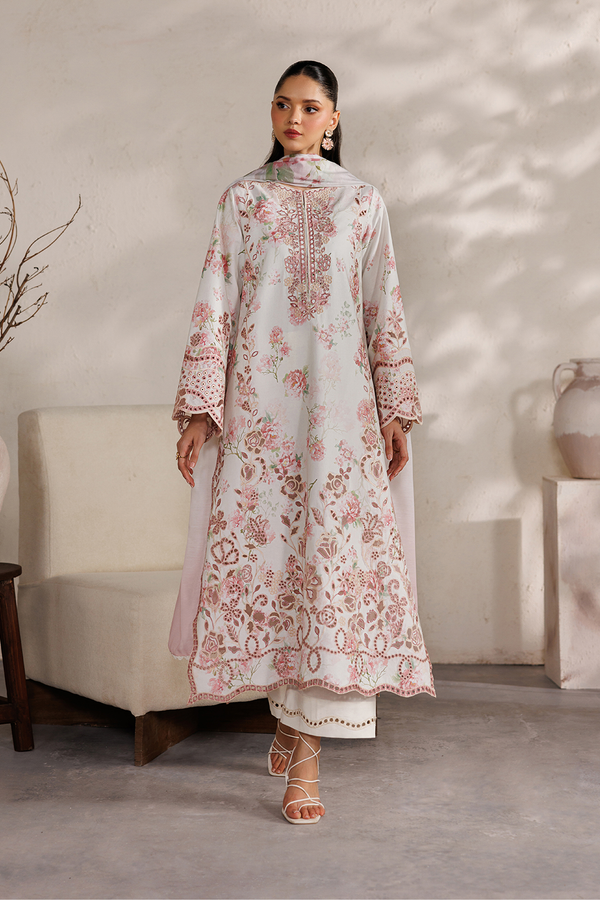 Iznik | Festive lawn 26 | IBE-04 Embroidered Lawn by Iznik - Designer Dress  - Type : Ladies Clothes - Available at Libayah - 100% Original 
