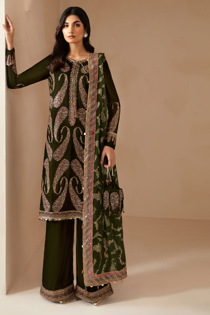 Jazmin | Velvet Edit 24 | VF-2023 by Jazmin - Designer Dress - Type: Ladies Clothes - Available at Libayah - 100% Original