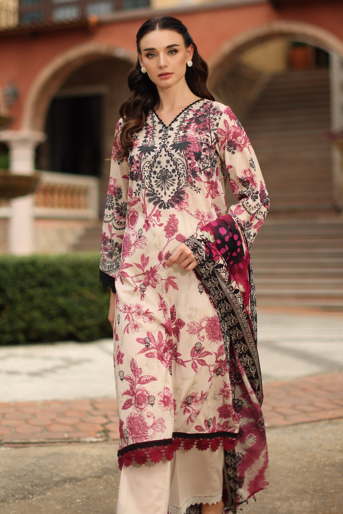 Nureh | Signature Prints 26 | SP-205 by Nureh - Designer Dress  - Type : Ladies Clothes - Available at Libayah - 100% Original 