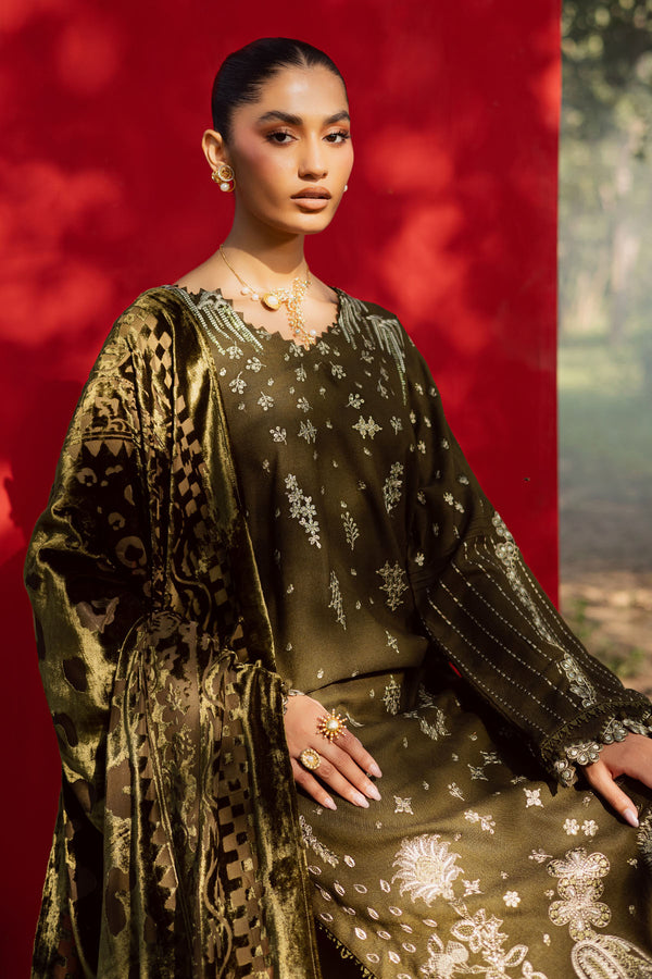 Nureh | Exclusive Leather Peach | NE-190 by Nureh - Designer Dress  - Type : Ladies Clothes - Available at Libayah - 100% Original 