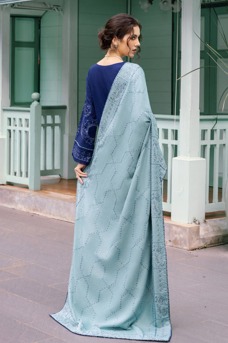 Naqshi | Nuri Khaddar Velvet Marina | Nourhan by Naqshi - Designer Dress  - Type : Ladies Clothes - Available at Libayah - 100% Original 