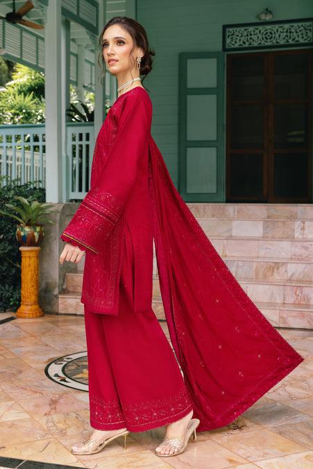 Naqshi | Nuri Khaddar Velvet Marina | Nadira by Naqshi - Designer Dress  - Type : Ladies Clothes - Available at Libayah - 100% Original 