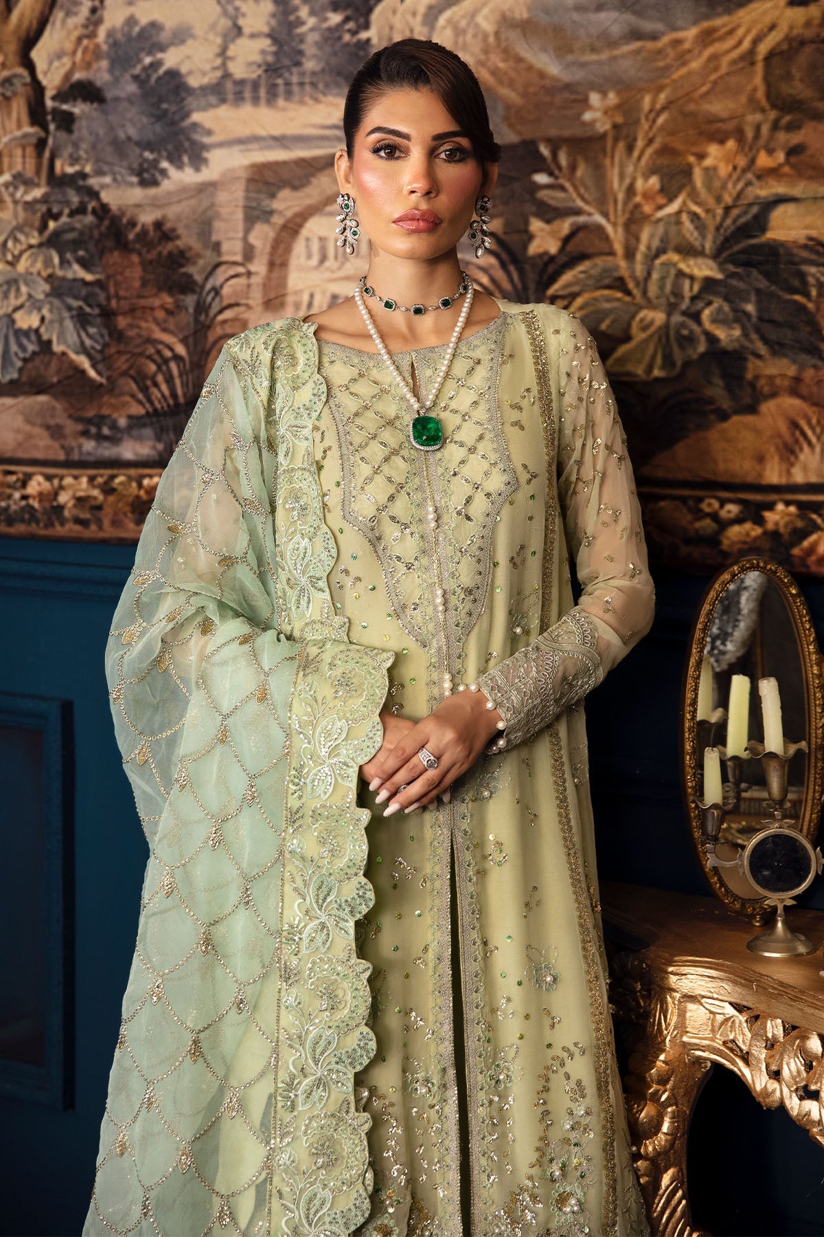 Nureh | Elanora Formal 24 | NEL-50-Meadow by Nureh - Designer Dress - Type: Ladies Clothes - Available at Libayah - 100% Original