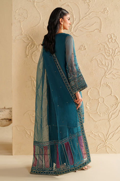 Naqshi | Feemora Organza Raw Silk | Rahmir by Naqshi - Designer Dress  - Type : Ladies Clothes - Available at Libayah - 100% Original 