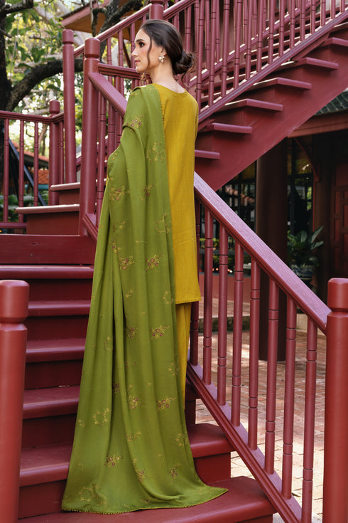 Naqshi | Nuri Khaddar Velvet Marina | Shanara by Naqshi - Designer Dress  - Type : Ladies Clothes - Available at Libayah - 100% Original 